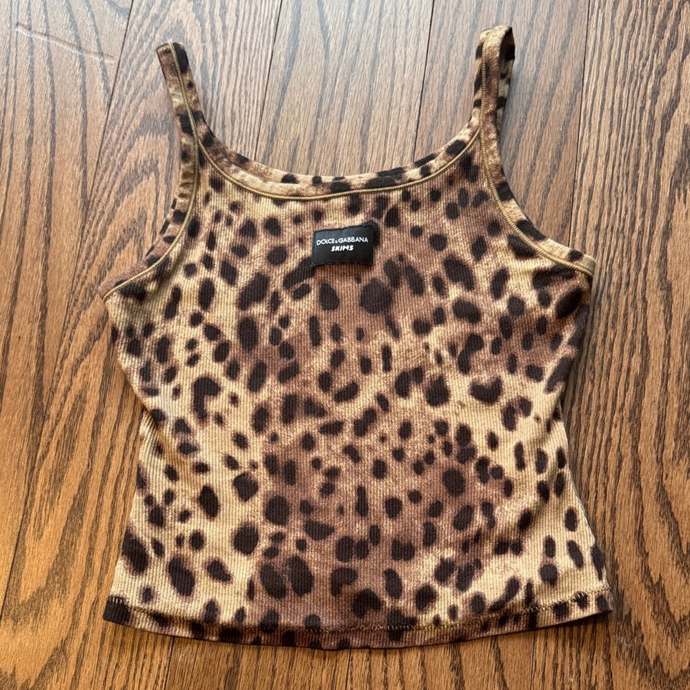 skims x Dolce & Gabbana Leopard Print Camisole